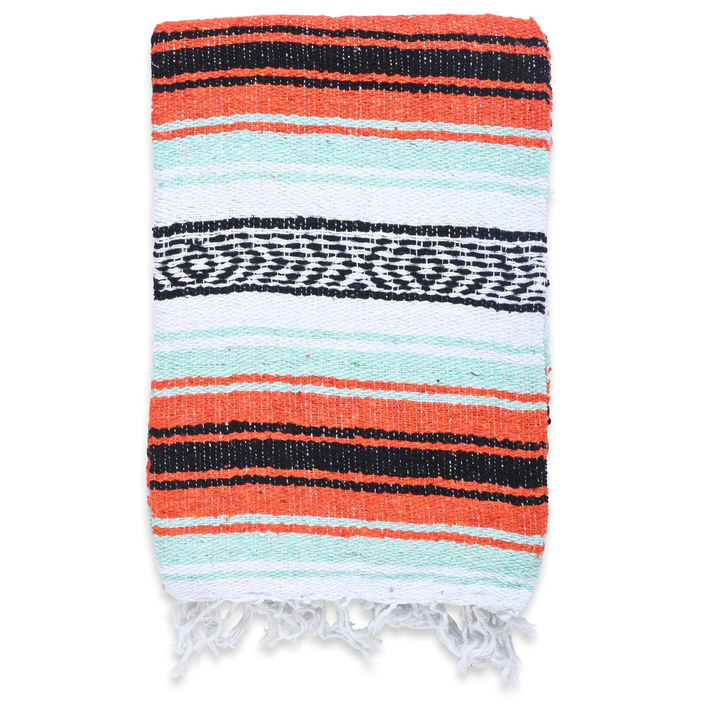 Mexican Blanket, Dreamsicle - for Yoga, Camping, Picnics, Travel, Beach